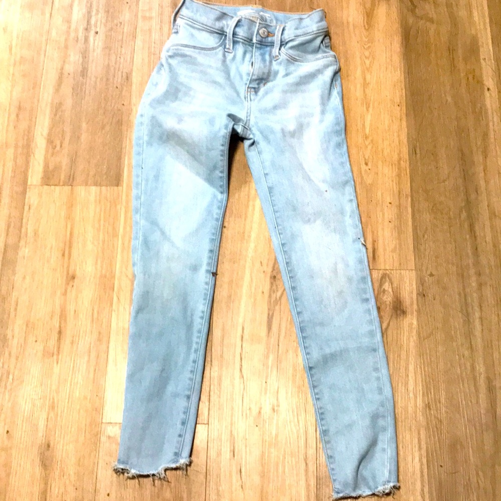 Old navy blue jeans